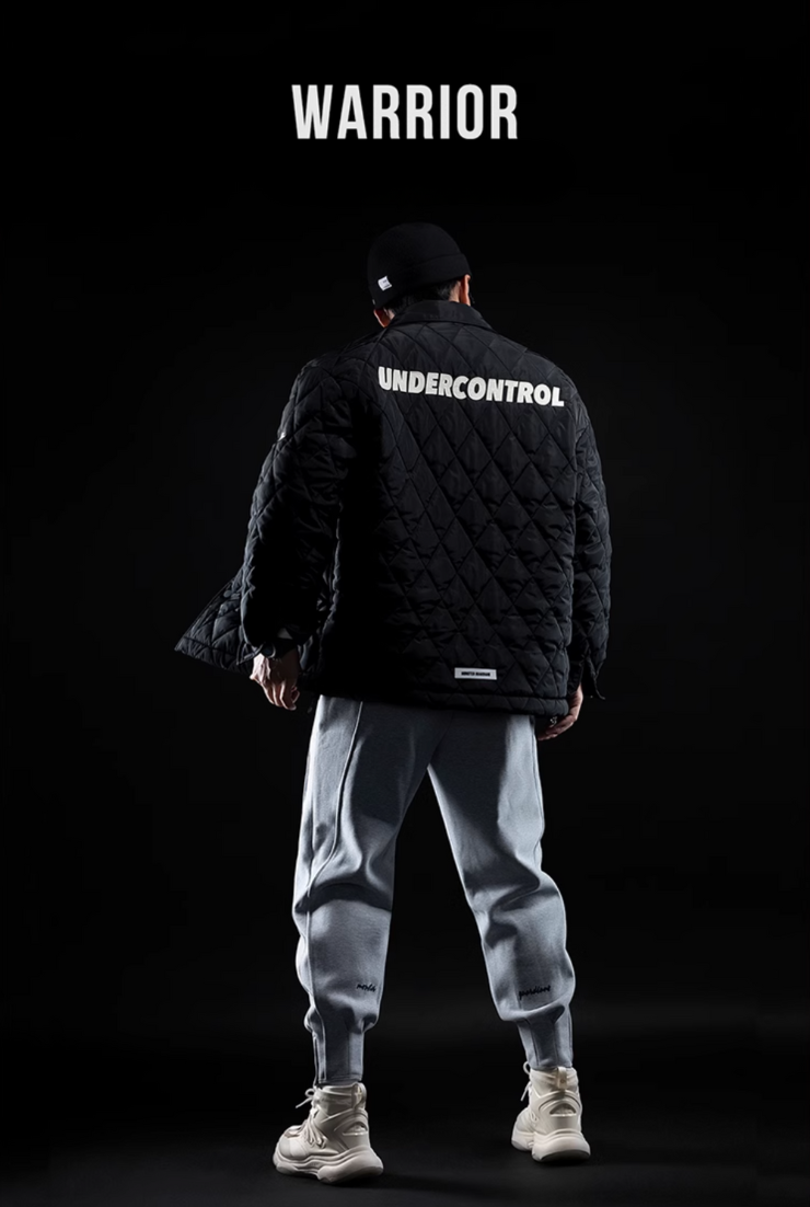 Light quilted cotton jacket