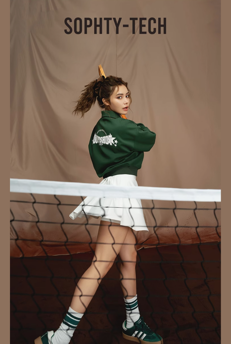 ヴィンテージジップポロスウェット &ショーツセット