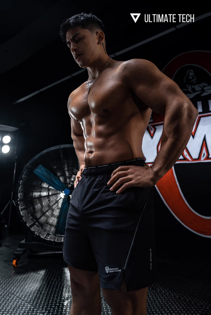 ダブルウエスト クールフィット トレーニングショーツ