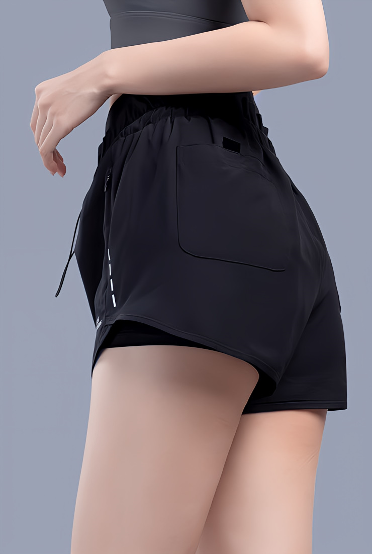 Air Smooth Double Layer Fitness Shorts