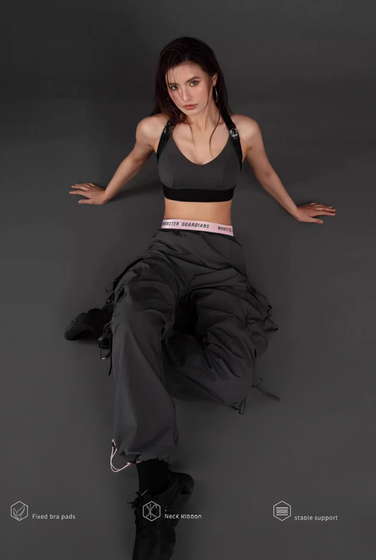 クロスバック ミディアムサポート スポーツブラセット