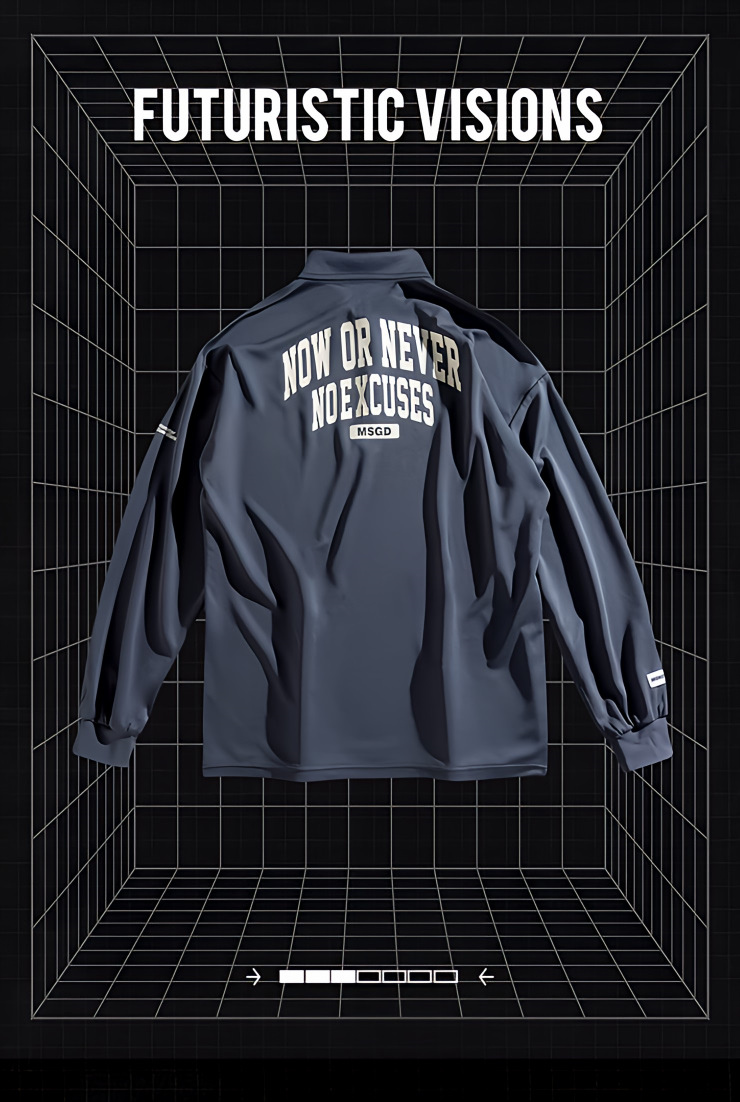 ドリブルフィット 長袖カジュアルポロシャツ