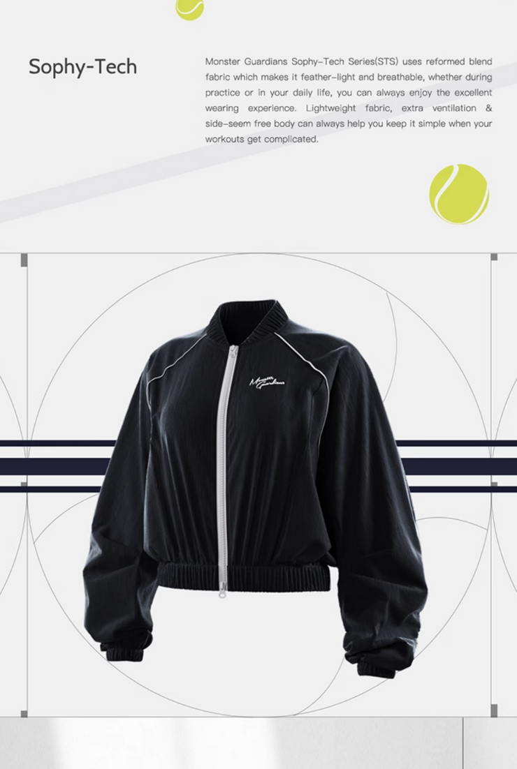 レトロフローUVプロテクトブルゾン