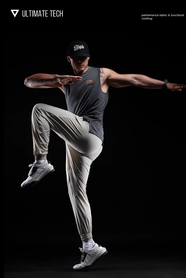 "SwiftDry FlexPants" メンズ 軽量・速乾アスレチックパンツ