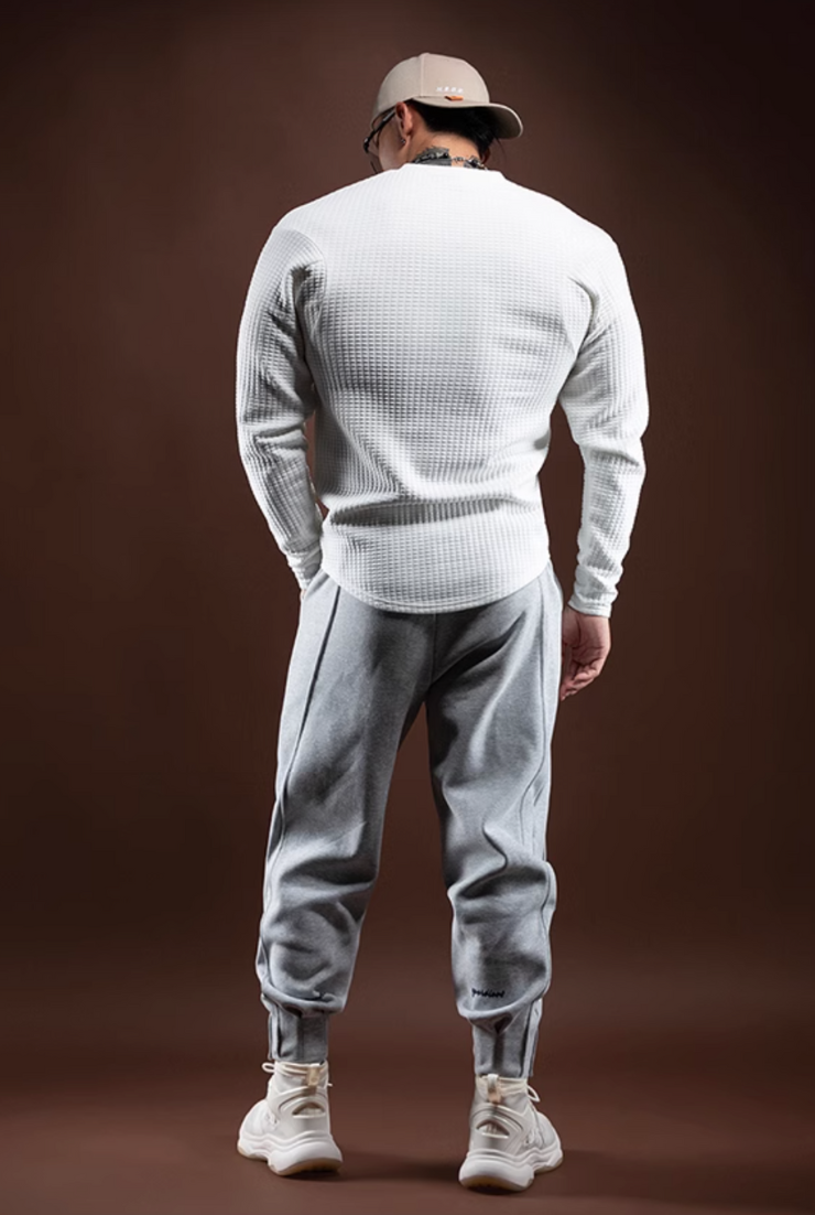 3D waffle top, sports casual