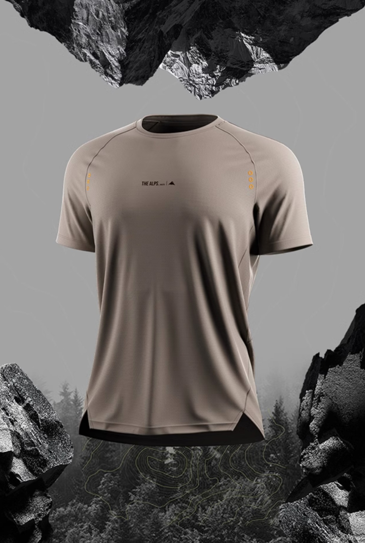 Men's antibacterial quick-drying sports T-shirt