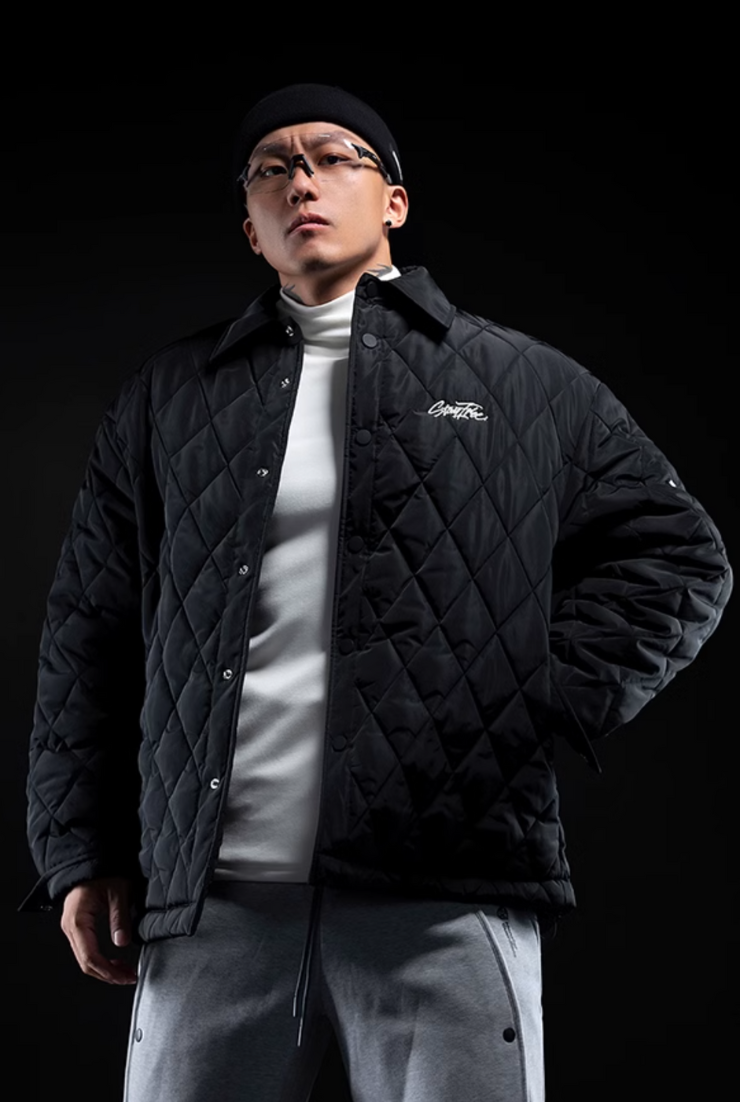 Light quilted cotton jacket