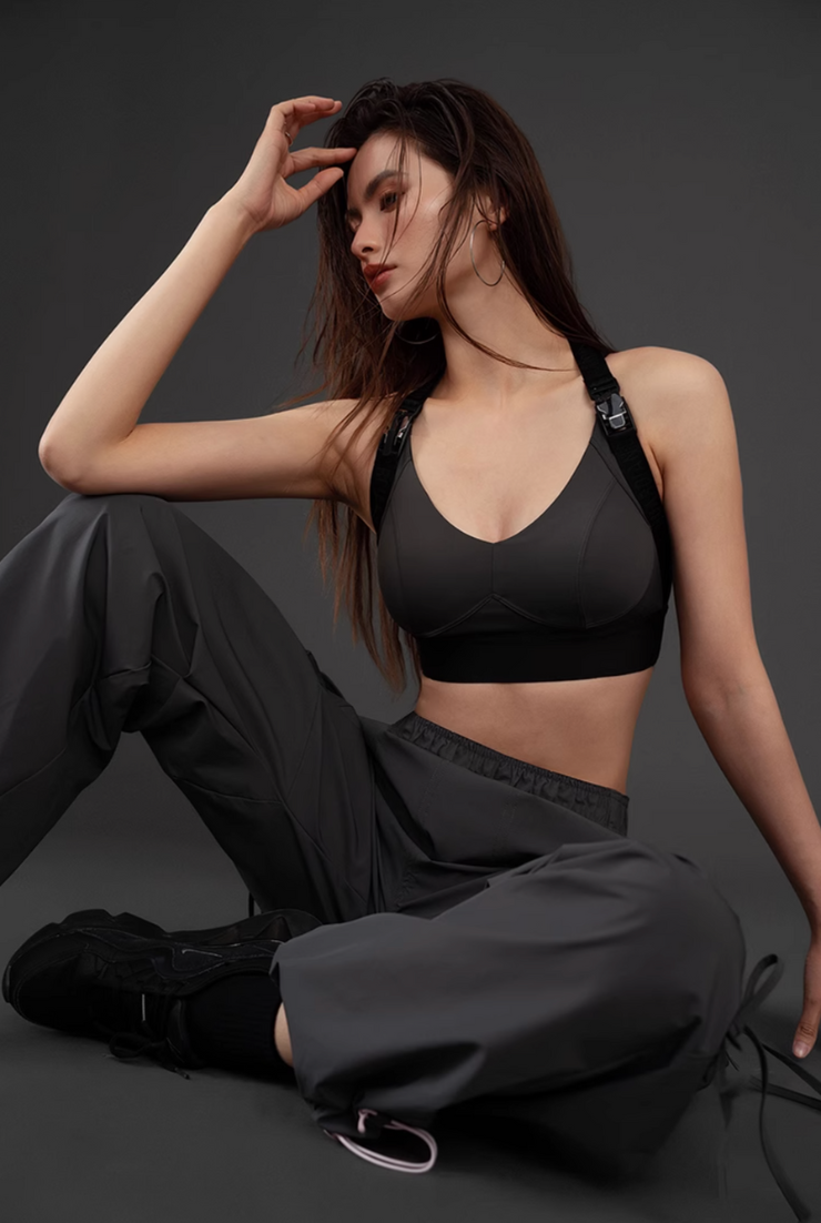 クロスバック ミディアムサポート スポーツブラセット