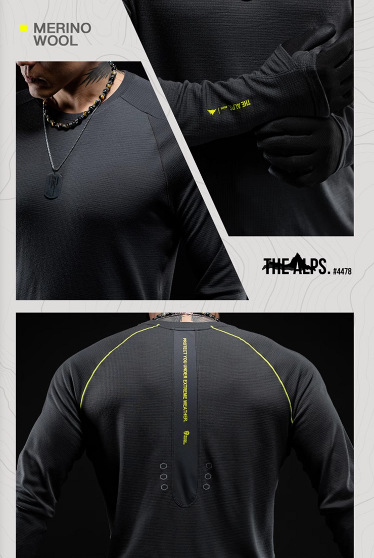 Merino wool sports top