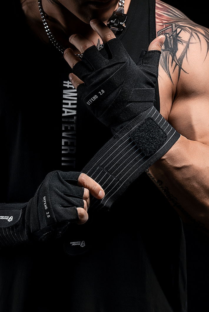 Training support gloves (long)