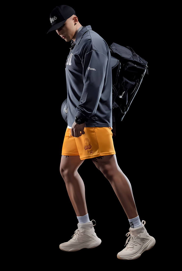 ドリブルフィット 長袖カジュアルポロシャツ