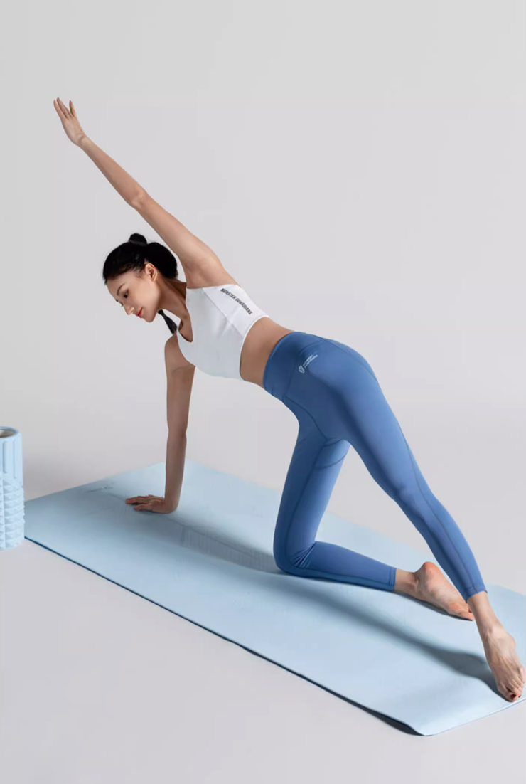 ハイウエスト スポーツ ヨガ トレーニング レギンス 9分丈