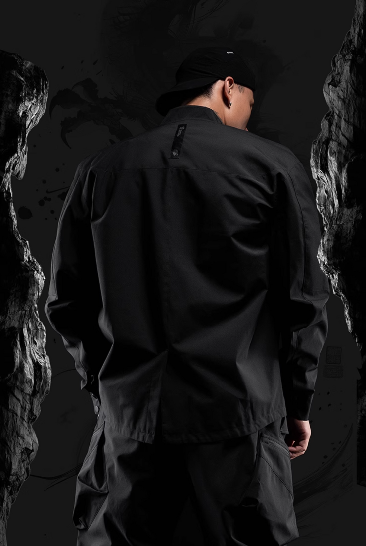 Cross front waterproof sports jacket
