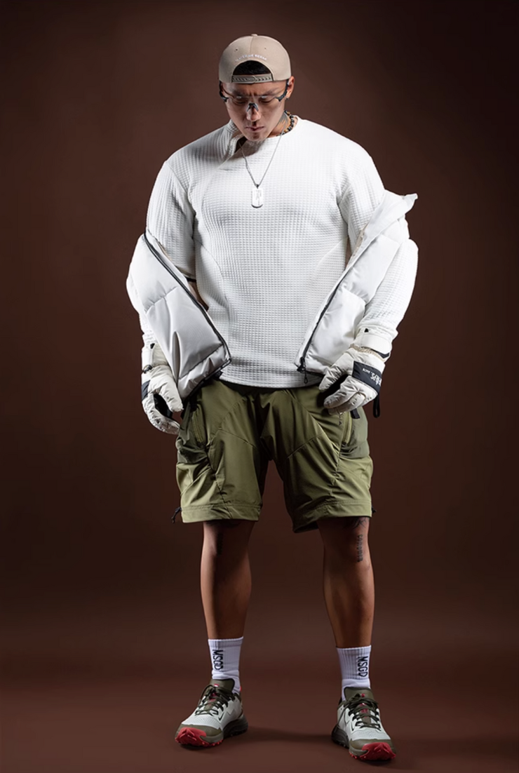 3D waffle top, sports casual