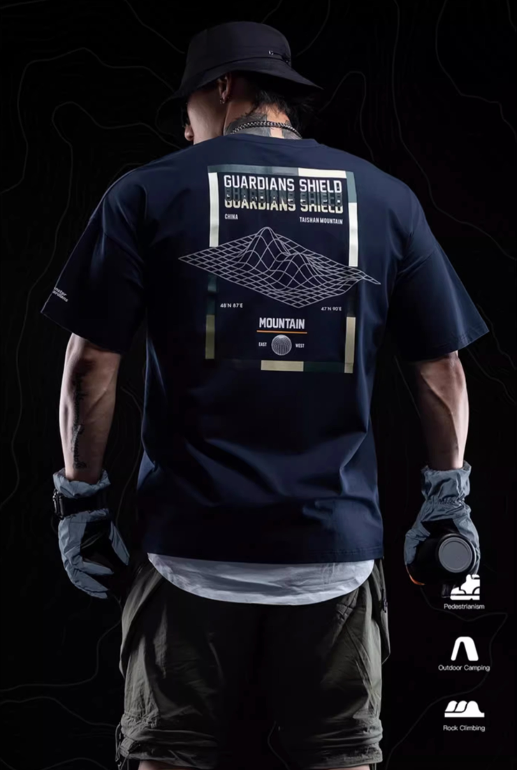 アウトドアカジュアル・ルーズフィットTシャツ