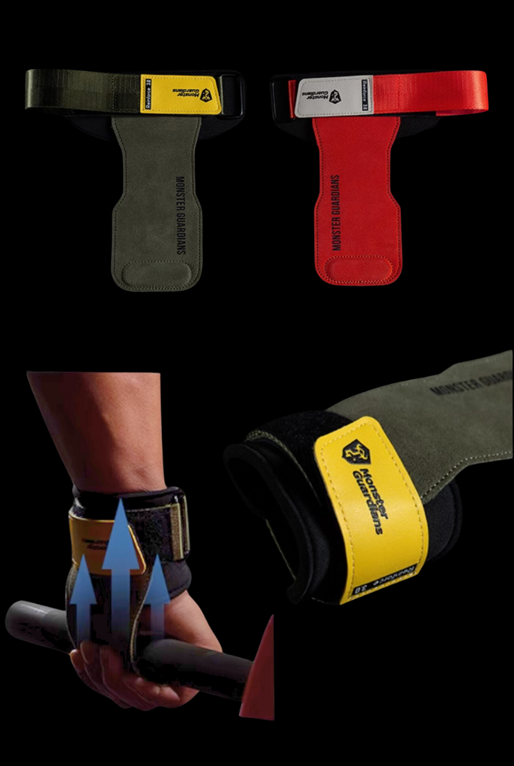 Leather Grip Support Wrist Belt