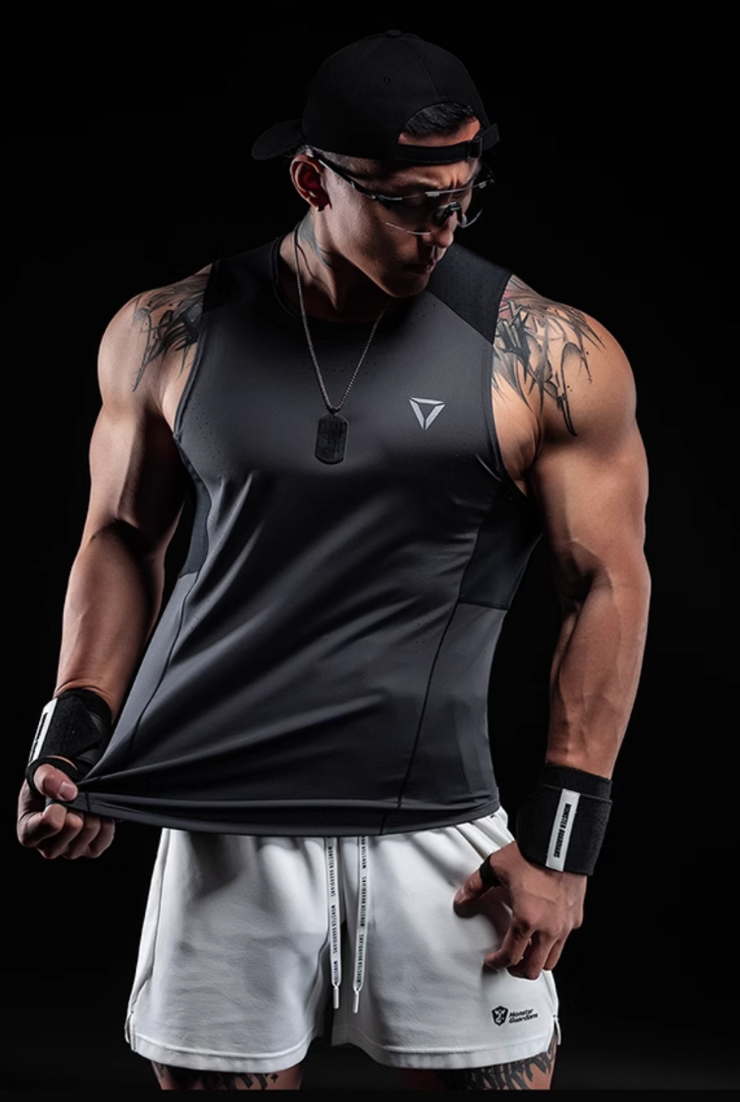 ハイストレッチ トレーニングタンクトップ