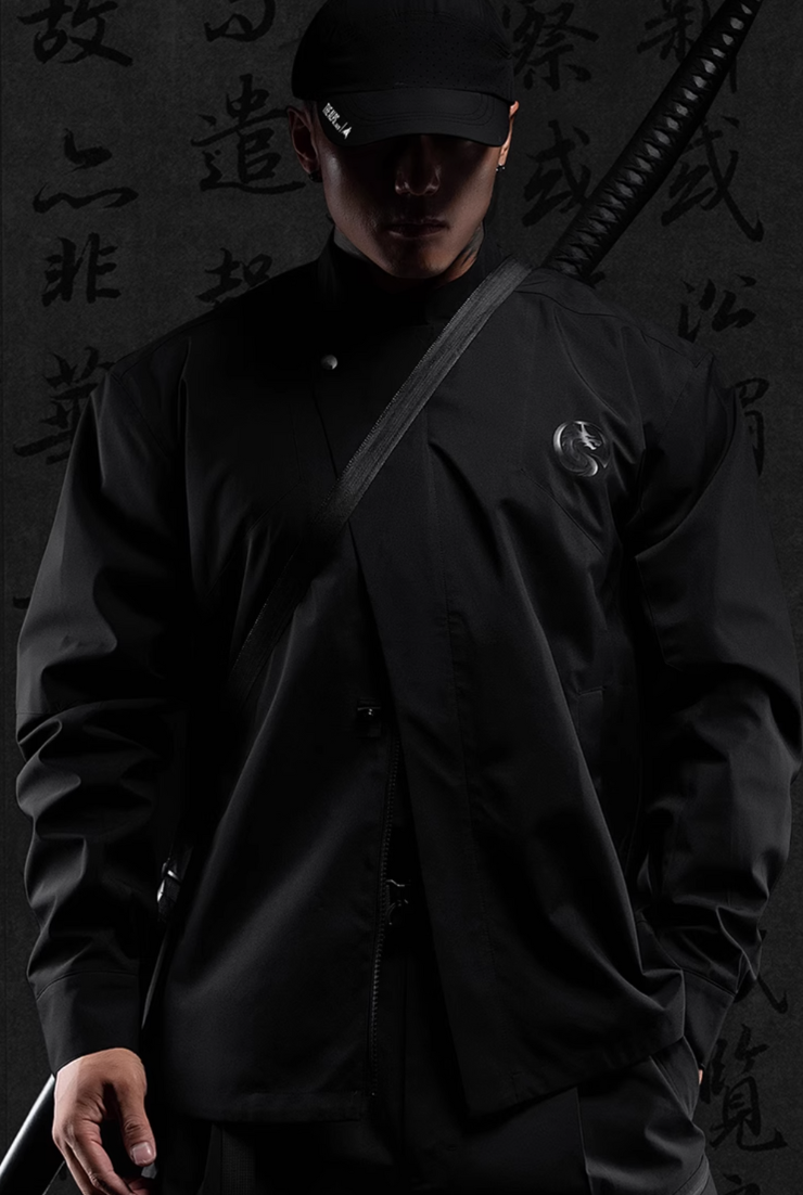 Cross front waterproof sports jacket