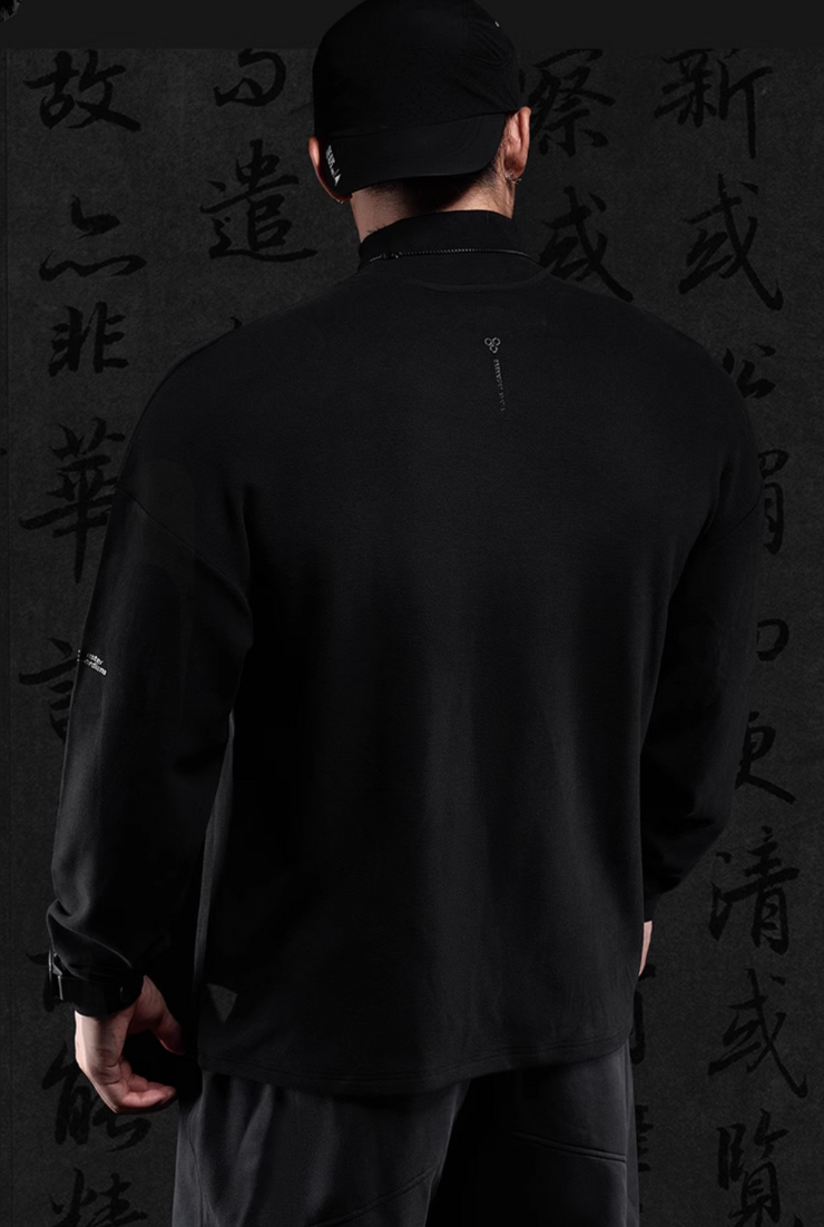 ブラックタートル 防風アスリートトップス