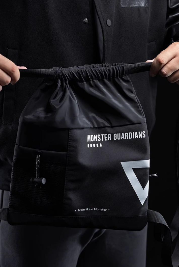 Sports water repellent large capacity drawstring bag