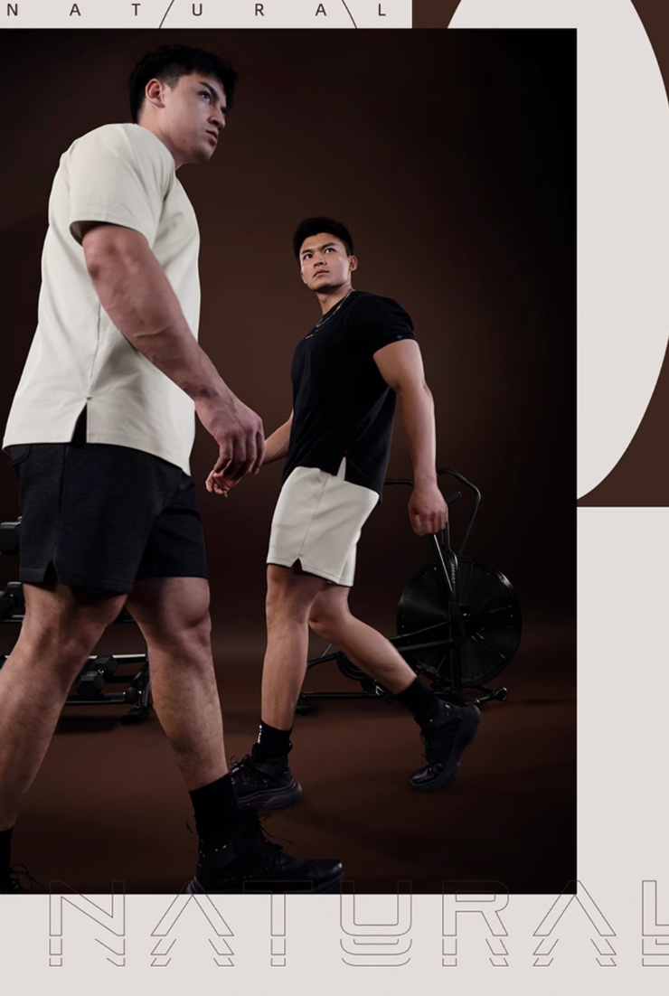 Trendy fit casual sports shorts