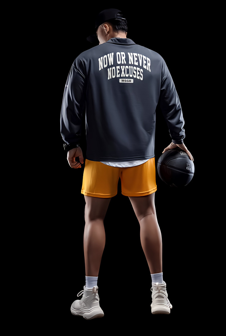 ドリブルフィット 長袖カジュアルポロシャツ