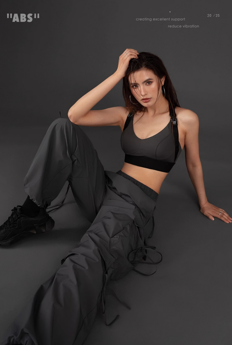 クロスバック ミディアムサポート スポーツブラセット