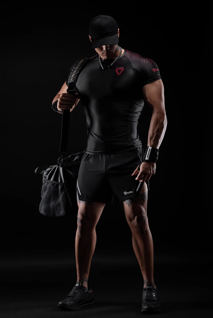 Reflective Black Training Shorts