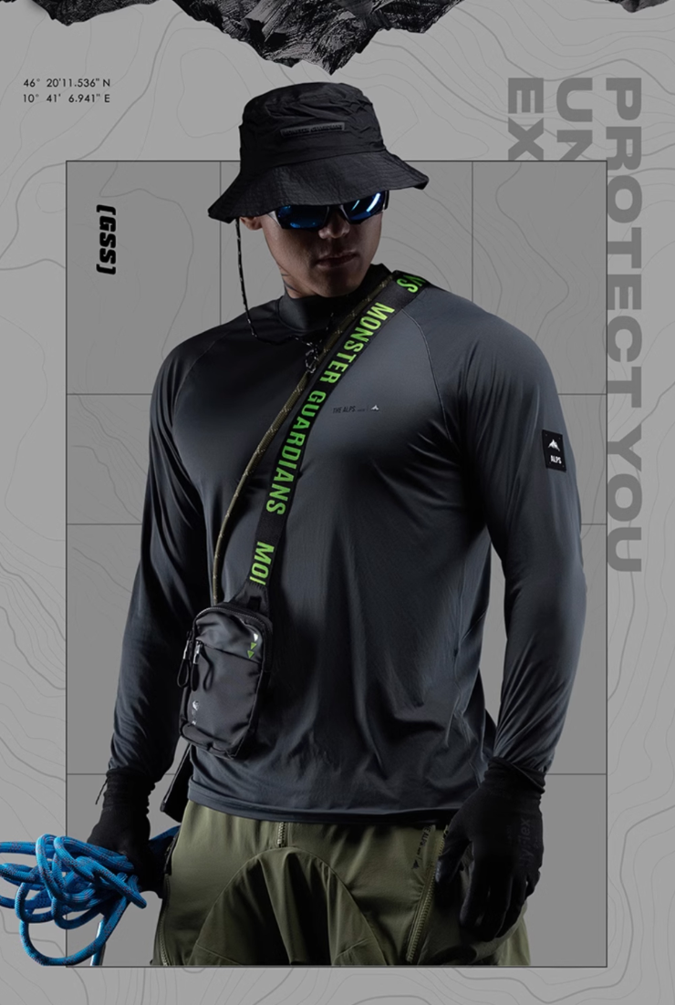 Dry touch super light high neck