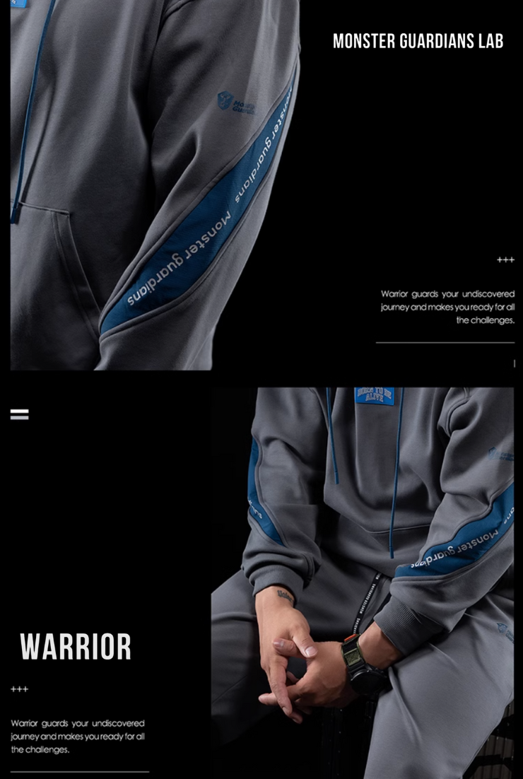 Tenvelve Loose Training Hoodie Set