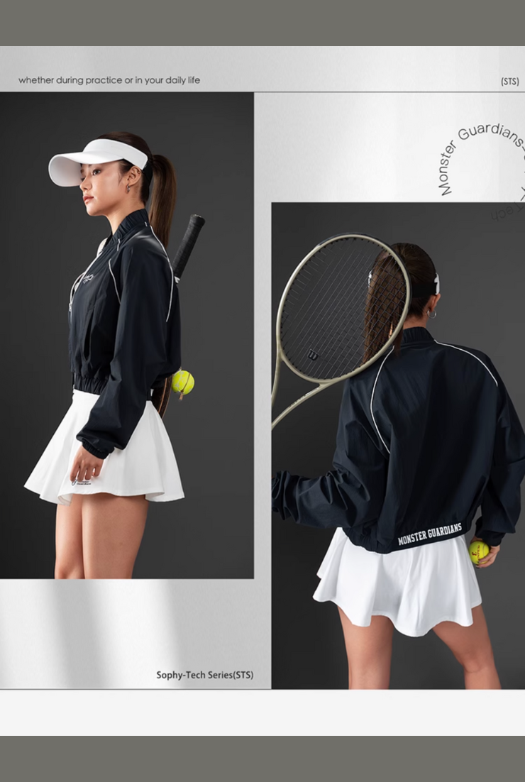 レトロフローUVプロテクトブルゾン