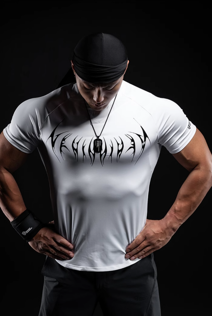 蛇影速乾コンプレッションTシャツ