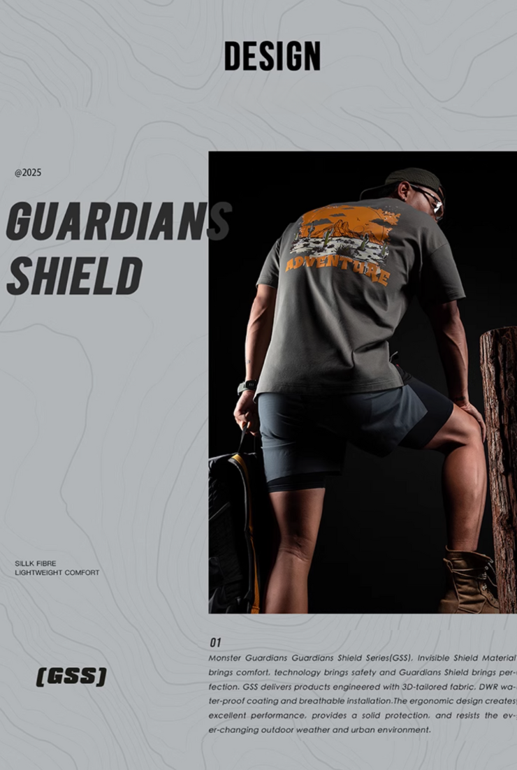 アウトドアグラフィックTシャツ