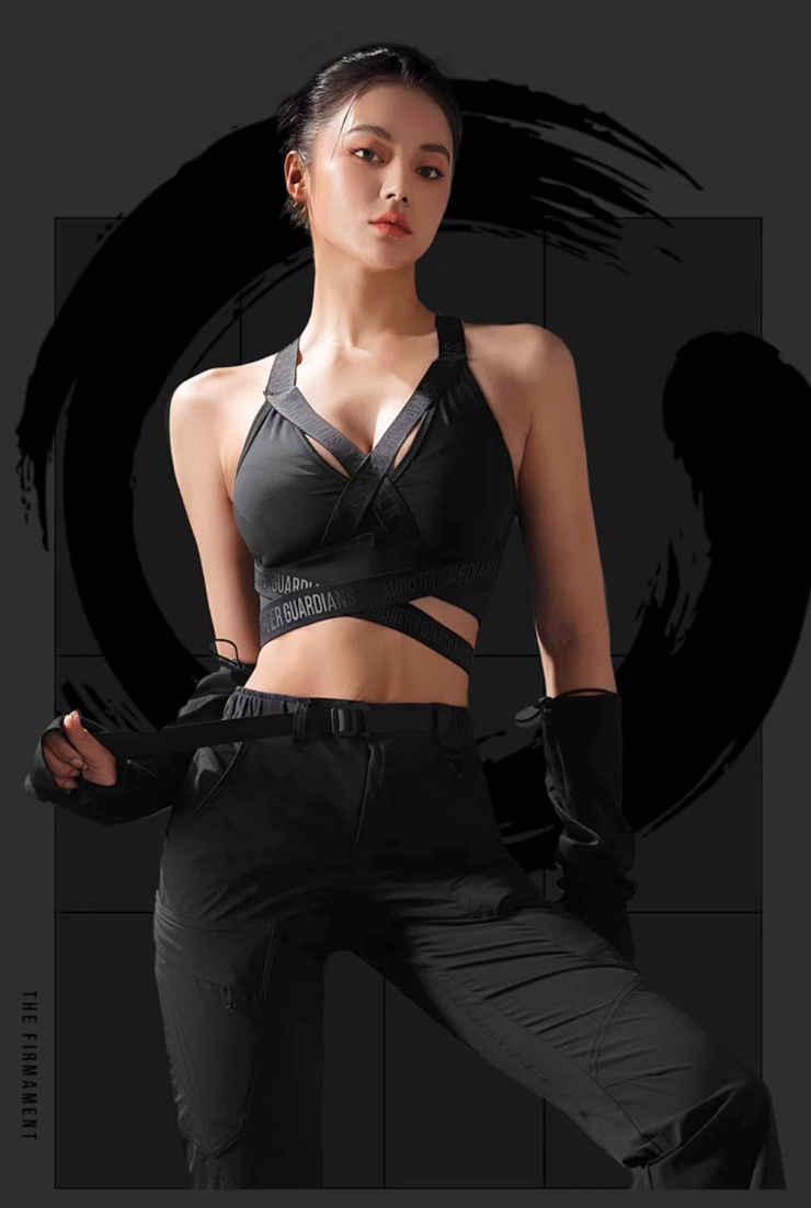 サマーリボン 360° ストレッチスポーツブラ