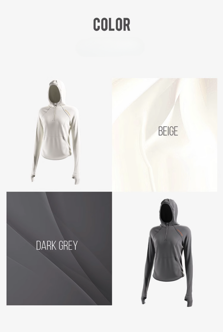 Velvet Touch High Elasticity Hoodie Sports Top