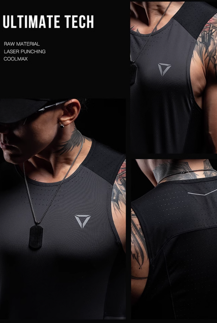 ハイストレッチ トレーニングタンクトップ