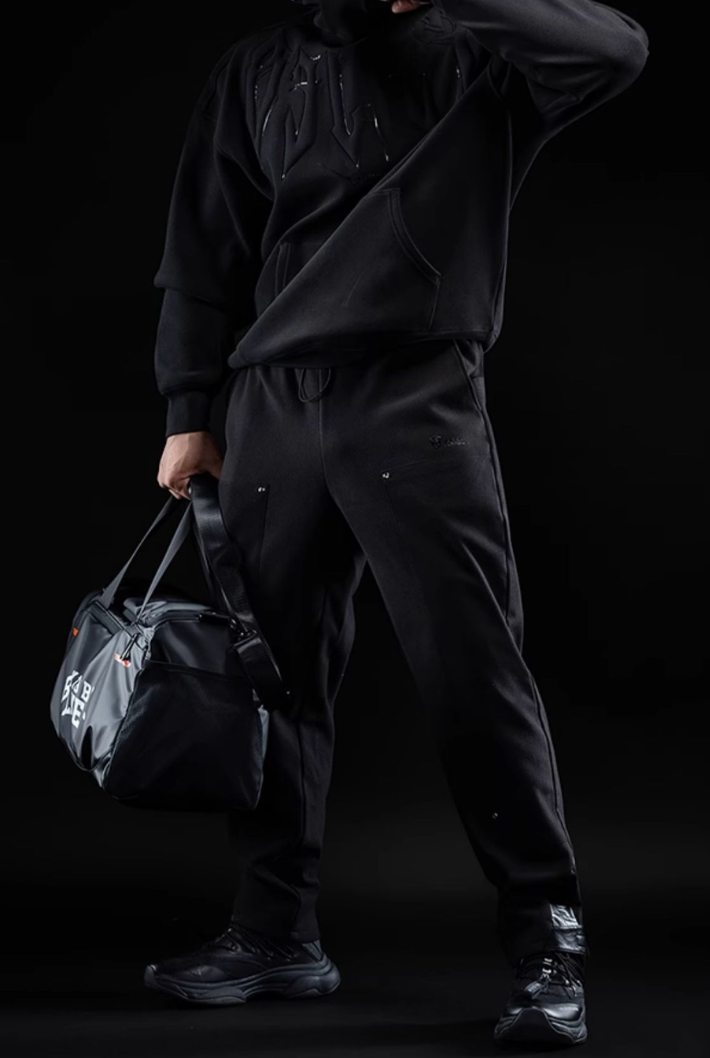 dark night casual straight sweatpants