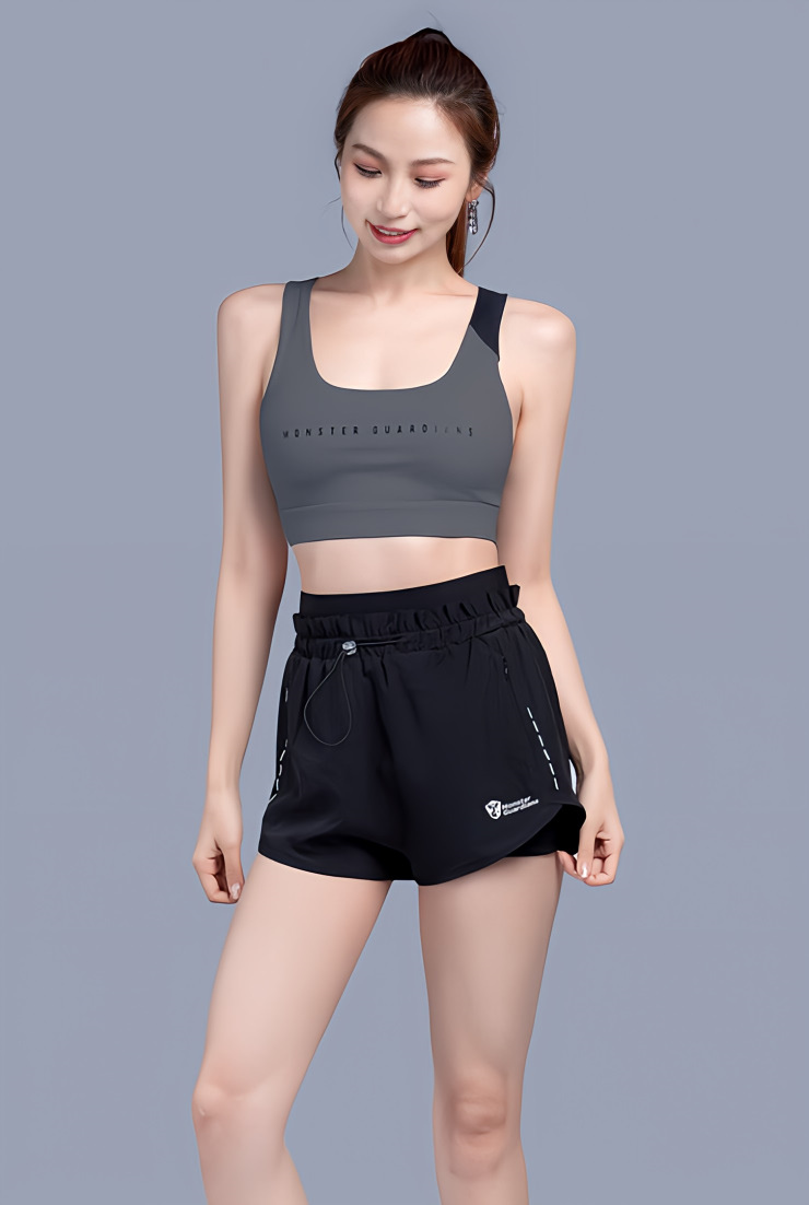 Air Smooth Double Layer Fitness Shorts