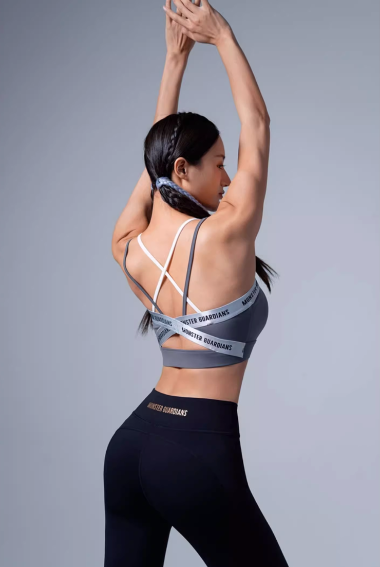 Medium Support Cross Back Fitted Bra
