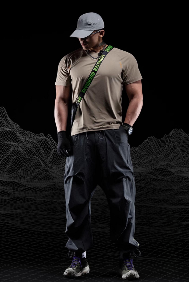 Men's antibacterial quick-drying sports T-shirt