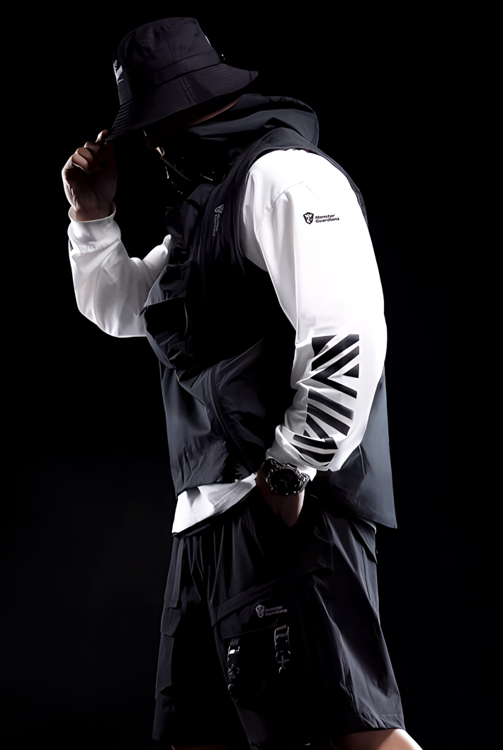 Multi-pocket sleeveless work vest