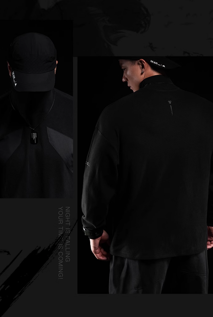 ブラックタートル 防風アスリートトップス