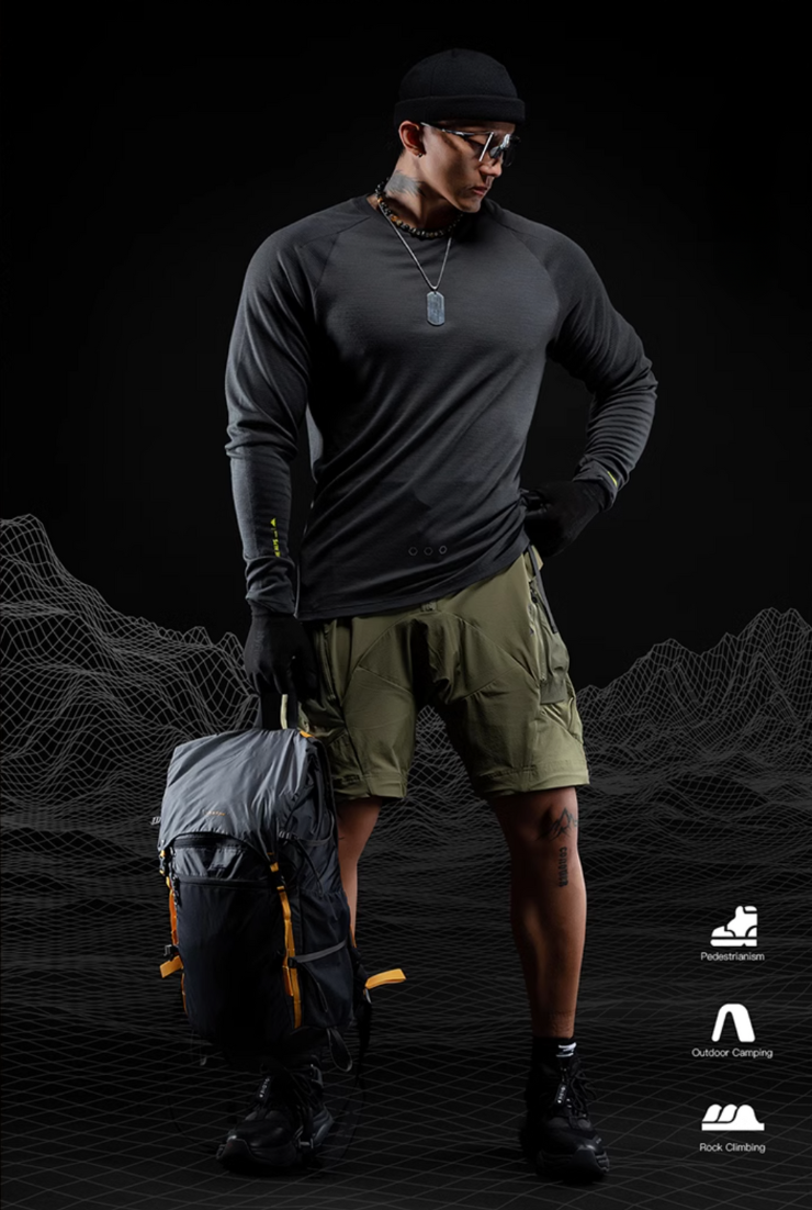 Merino wool sports top
