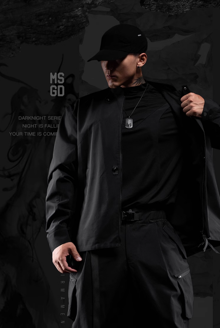 Cross front waterproof sports jacket