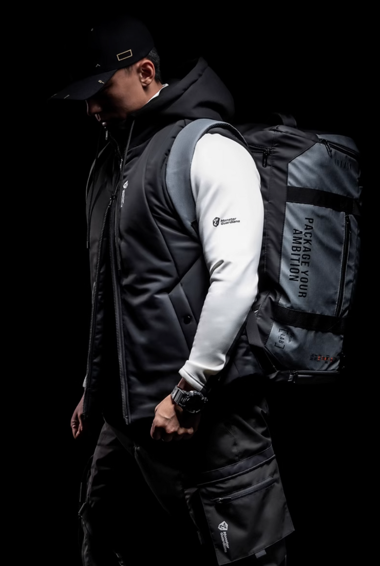 Multi-Gym Bag for Men, Large Capacity 2-Way Backpack