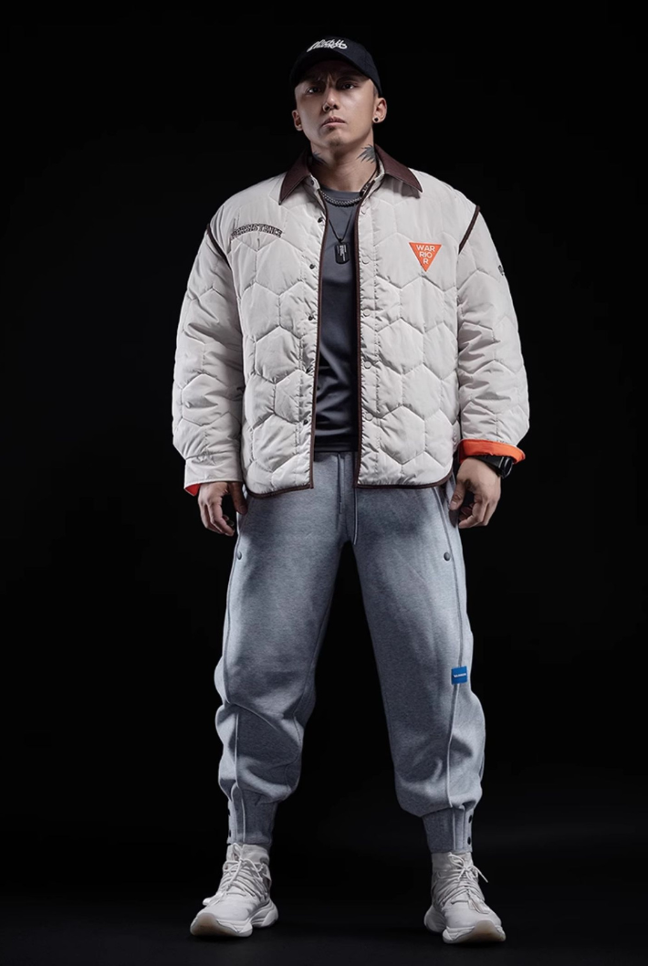 loose velvet warm sports jacket