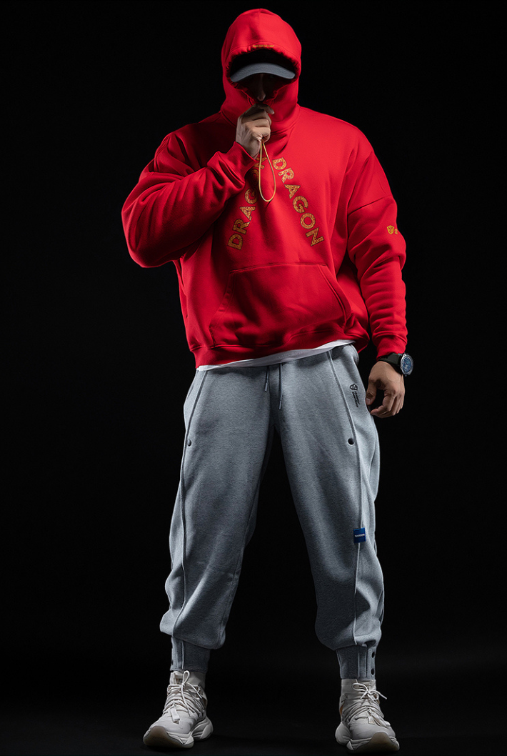 ベルベット フード付き スポーツ スウェットシャツ