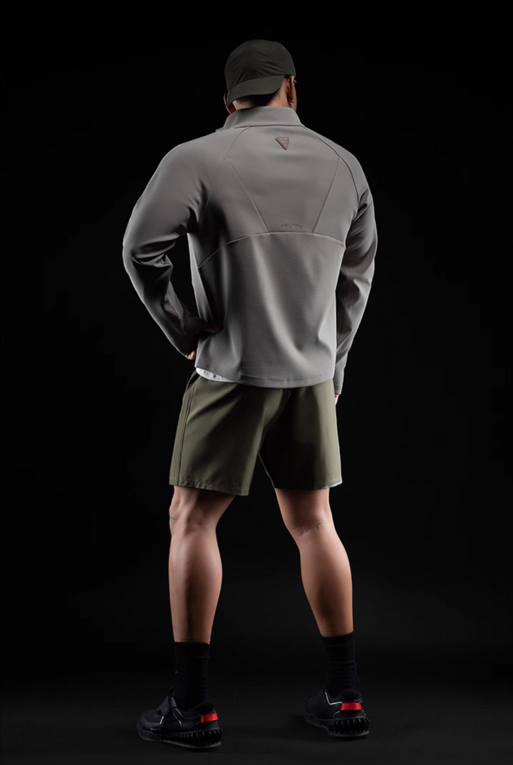 DRY-FIT ジップドライ ロングスリーブ&フレアスポーツパンツセットアップ