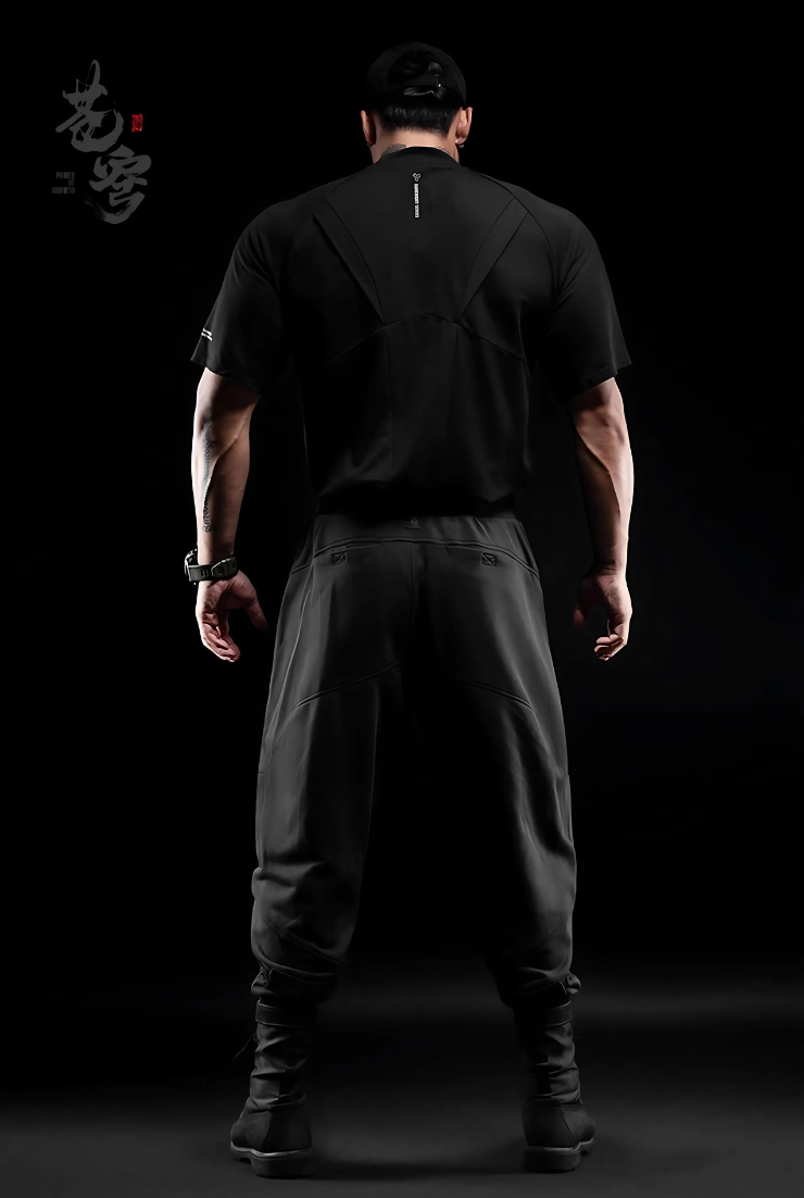 Loose fit high rise sports pants