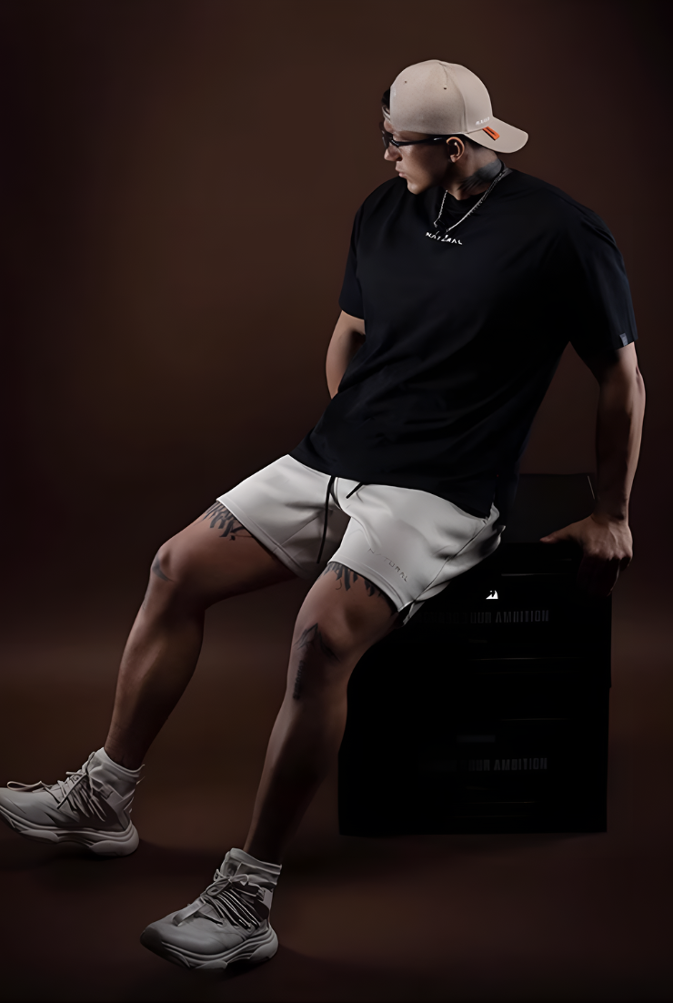 Trendy fit casual sports shorts